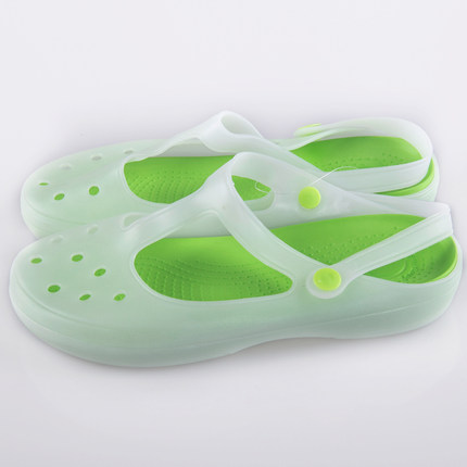 凉鞋女果冻鞋夏季2015新款女鞋玛丽珍平底洞洞鞋女沙滩鞋厚底凉拖