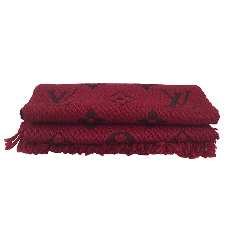 [9.9新] 路易威登lv红色围巾
