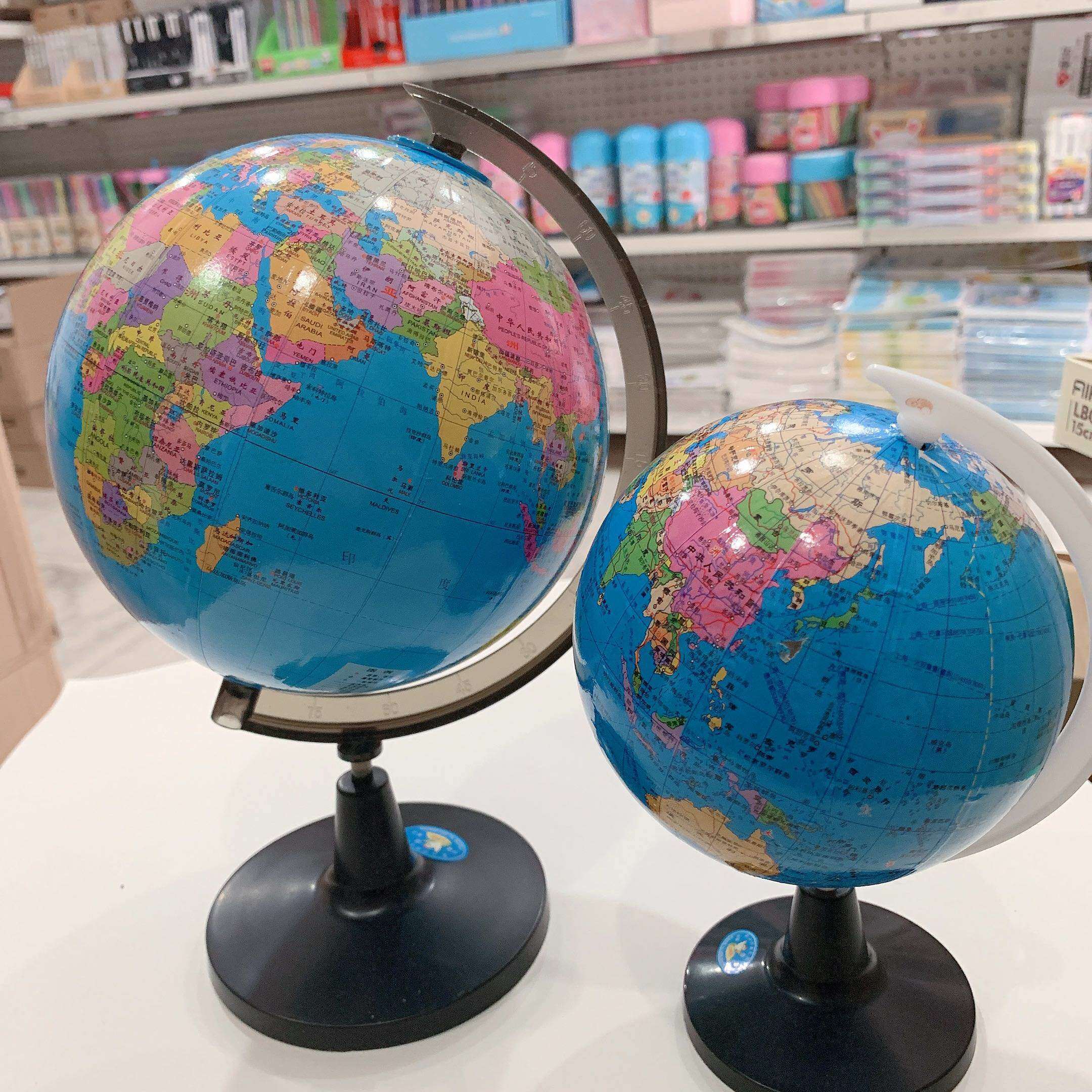 小神鸽地球仪上 学生地理课地球仪 初中生学习用具教具 摆件