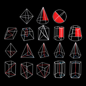 大号教师演示版立体几何模型 初中数学几何教具高中高考学具圆柱圆锥