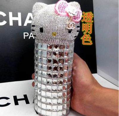 2019新款 hellokitty韩国保温杯子KT猫头水钻镶钻满钻不绣钢水杯在类目 餐饮具, 杯子/水杯/水壶, 保温杯中 - 来自Buy2taobao.com提供专业的淘宝代购服务