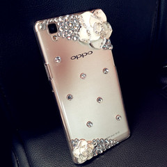 OPPOA53手机壳水钻女款潮a53m创意保护套防摔硬外壳奢华透明后盖