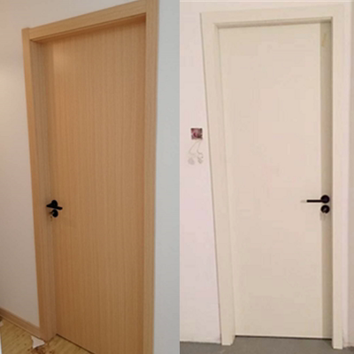 实木复合纯白烤漆室内门简易套装房门原木色免漆卧室木门直销新款