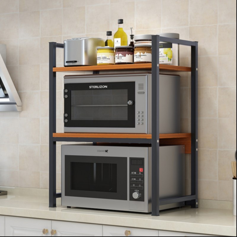 新款桌面置物架厨房用品厨房置收纳架厨房收纳置物微波炉置物架