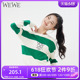 WEWE/唯唯2023秋季新品女装清新可爱甜美减龄学院风休闲毛衣撞色