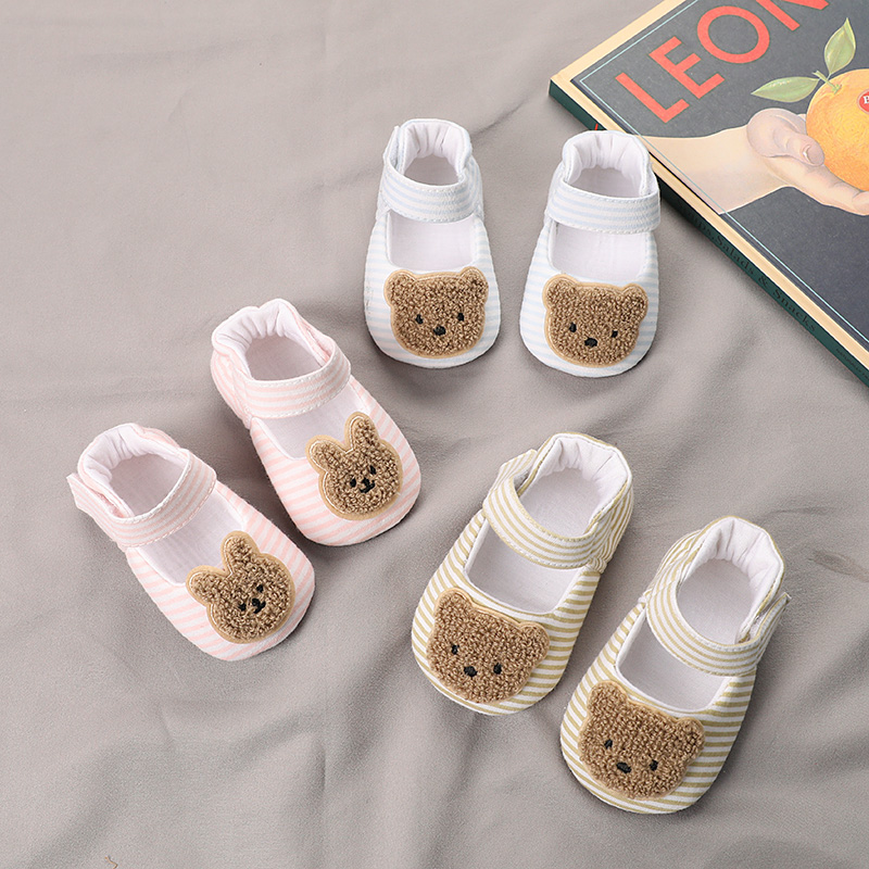 婴儿鞋软底布鞋学步3-6-9个月周岁男女宝宝春秋夏季不掉鞋0-1岁
