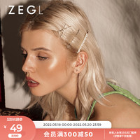 ZEGL仿珍珠发卡女头饰夹子韩国刘海夹一字夹成人发夹边夹少女顶夹