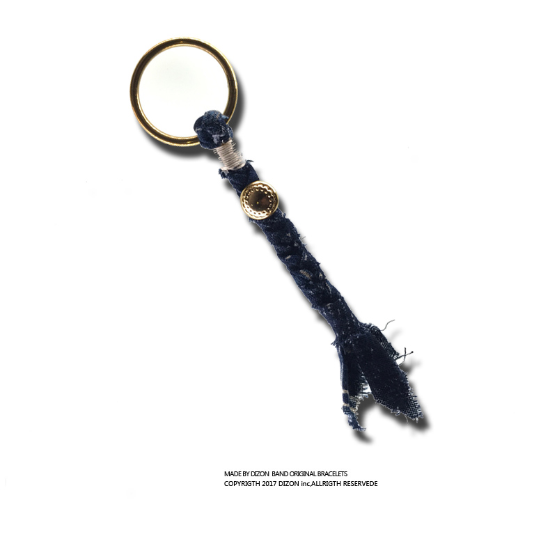 DIZON原创设计蓝染钥匙扣复古咔叽手工绳民族handmade古布包邮在类目 服饰配件/皮带/帽子/围巾, 鞋包/皮带配件, 包配件, 钥匙扣中 - 来自Buy2taobao.com提供专业的淘宝代购服务