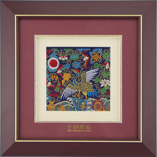 饰特色手工艺出国送老外开业商务礼品 南京云锦框画摆件特产家居装