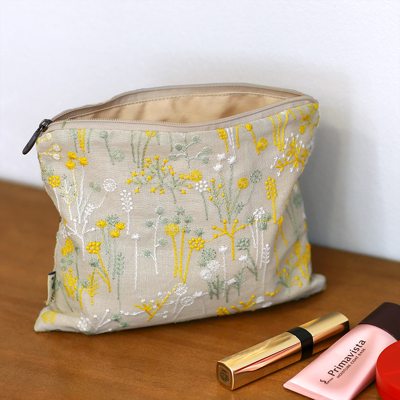 淘宝￥49折后价￥48布奏化妆包2022新款化妆袋随身包内收纳小包抽绳