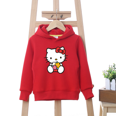 HelloKitty凯蒂猫童装 女童加绒连帽卫衣 儿童上衣宝宝秋冬款外套在类目 童装/婴儿装/亲子装, 卫衣/绒衫中 - 来自Buy2taobao.com提供专业的淘宝代购服务