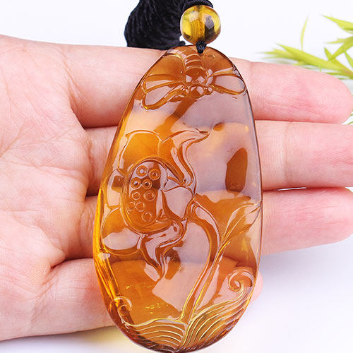 21.7g金蓝珀琥珀蜻蜓立上头