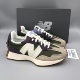 New Balance NB327系列灰绿紫女复古透气低帮运动休闲鞋 WS327COB