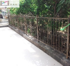 铁艺围栏防护栏别墅庭院花园栅栏围栏护栏欧式铁艺围栏系列-6