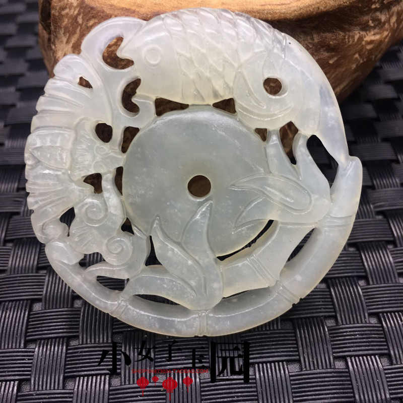 玉坠玉石岫玉鱼 节节高年年有余吊坠挂件流苏腰佩玉佩汉服配饰|msdalam kategori barang kemas/berlian/Emerald/emas, jed semula jadi yang lain, Xiuyan (baru), Neckwear - dari Buy2taobao.com untuk memberikan perkhidmatan ejen Taobao profesional membeli