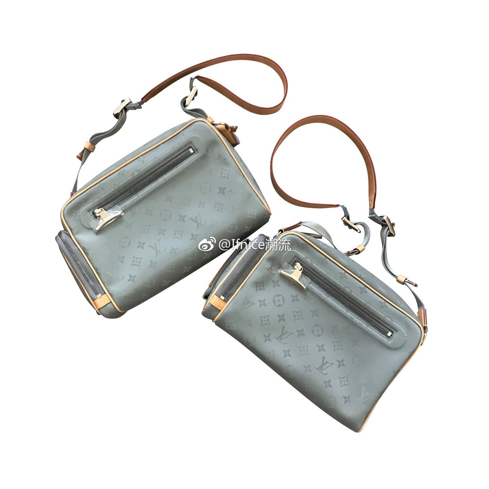 【现货】18fw lv louis vuitton 钛合金镭射 斜挎包 相机包m43884