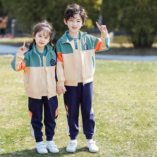 幼儿园园服春秋装一年级班服三件套秋季校服套装小学生运动会服装