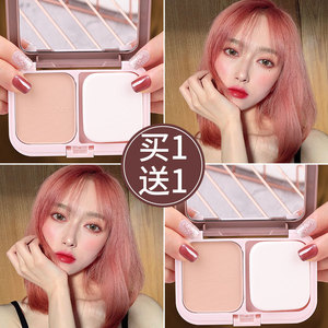 卡姿兰粉饼定妆遮瑕持久控油防水干粉干湿两用粉底女提亮肤色正品