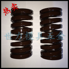 耐高温耐压模具弹簧高品质合金钢材质方丝弹簧棕色27*13.5*25~300