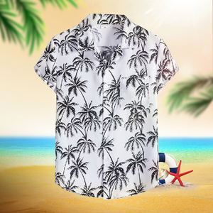 夏威夷系列沙滩短袖男海南三亚t恤
