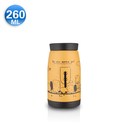 永一 热卖双层真空不锈钢保温杯女保冷女士男士大肚杯水杯子可爱