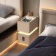 智能床头柜小型2024新款简约现代卧室床边柜轻奢高级感床边收纳柜