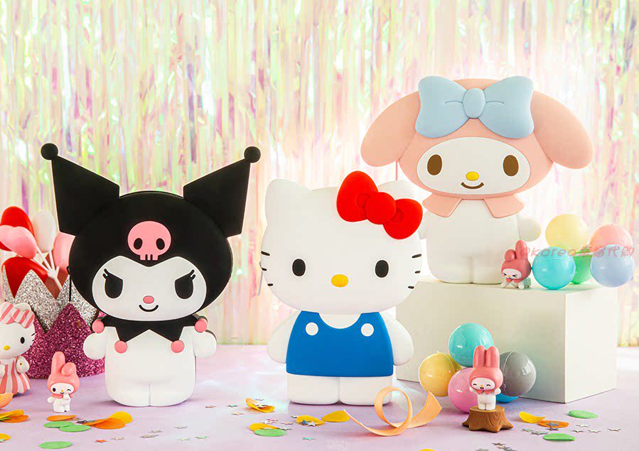 正品 三丽鸥库洛米美乐蒂kuromi my melody 便携化妝包优惠券