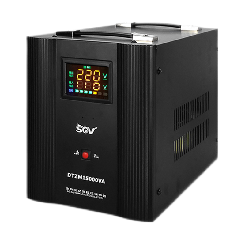 sov智能稳压器220v家用大功率全自动15000w单相交流冰箱电机电源