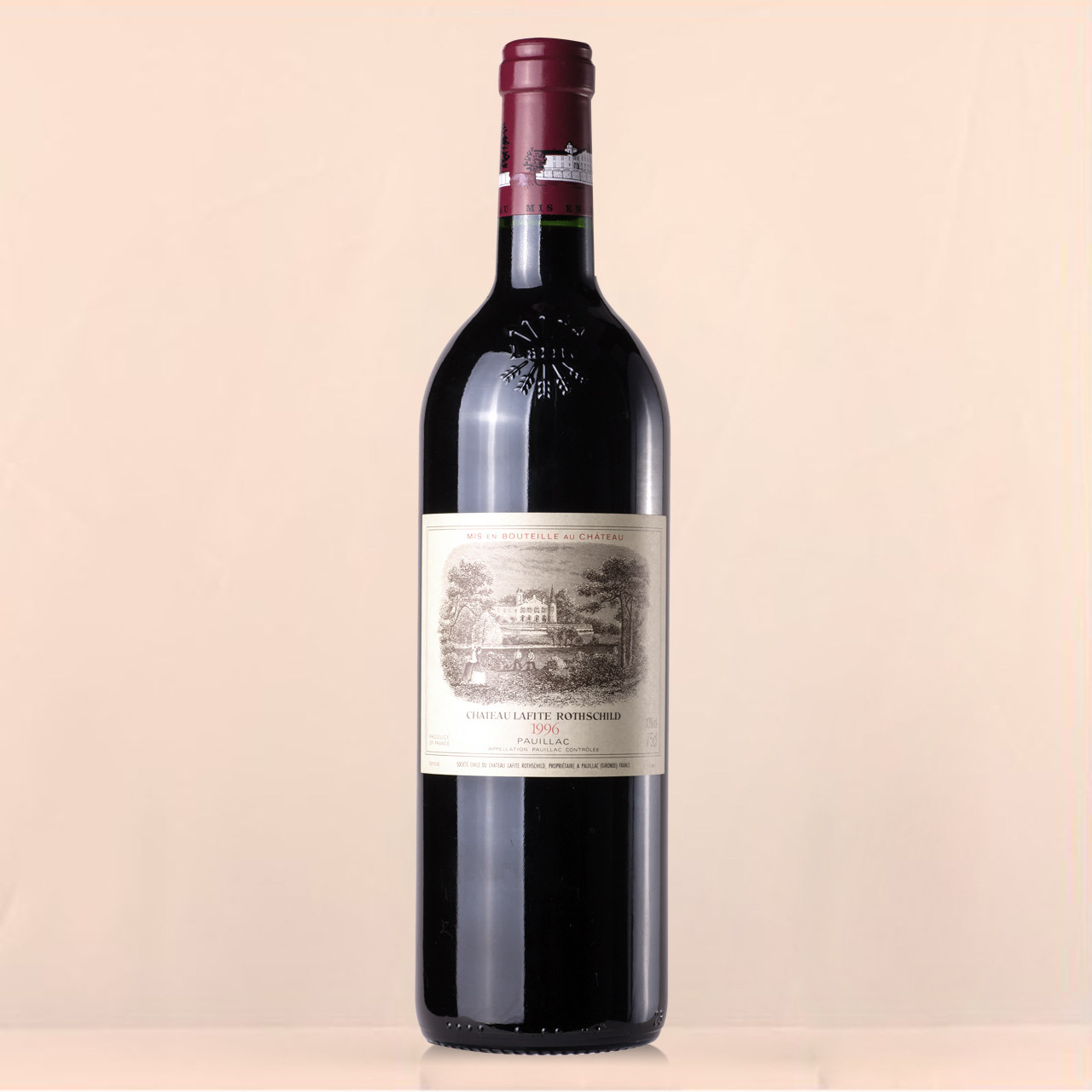【法国】1996年拉菲庄园正牌干红葡萄酒1支