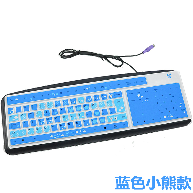 desktop computer keyboard film cartoon color transparent universal keyboard cover keyboard dust protection film