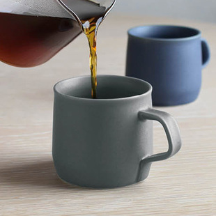kinto日本进口陶瓷马克杯简约水杯牛奶杯随手杯日式手冲咖啡杯