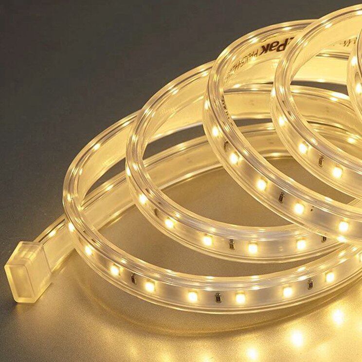 三雄极光2835光河led灯带220v高压软灯带led超亮软灯条60珠8w