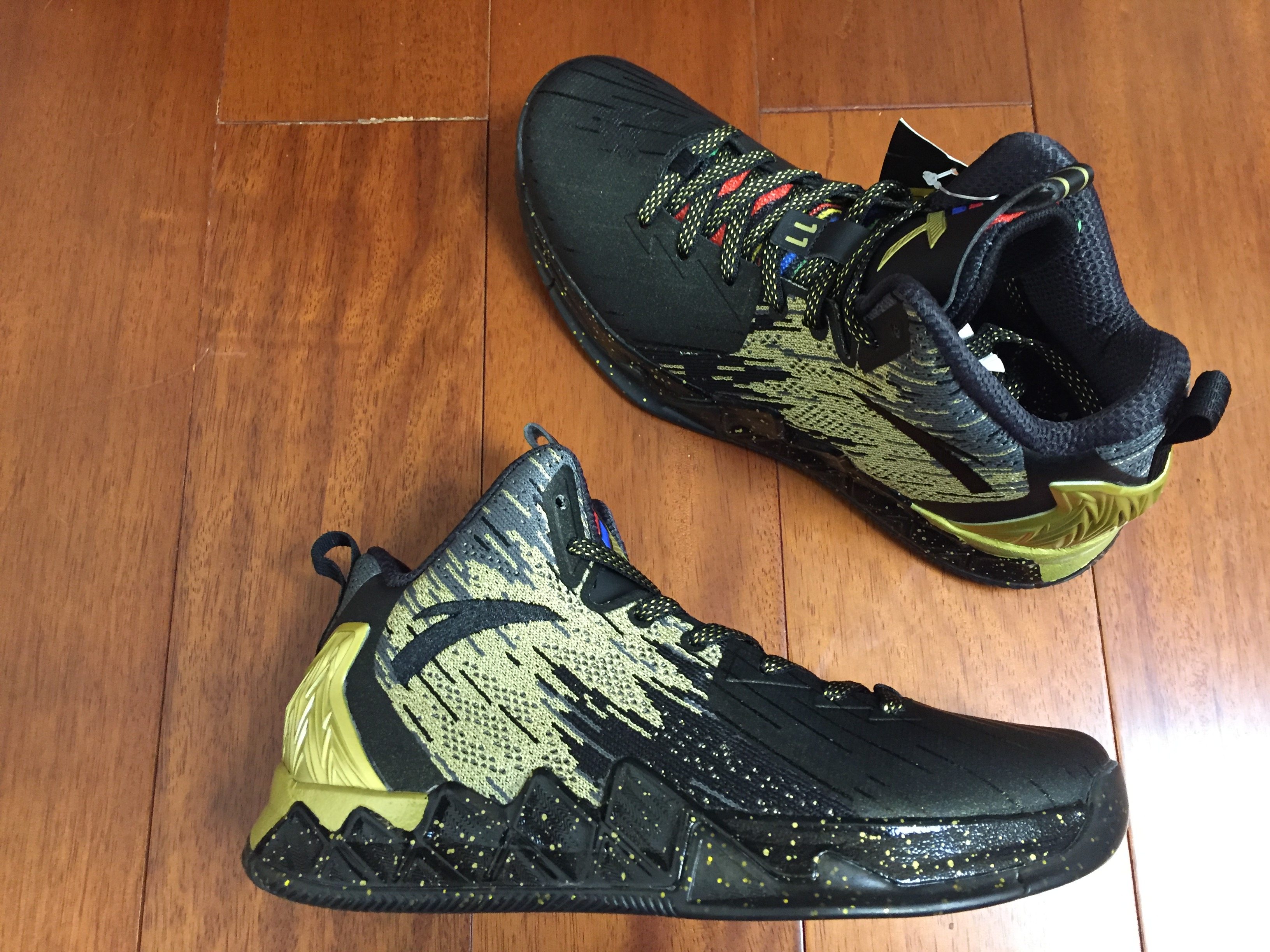 安踏kt2季后赛黑金总冠军配色汤普森二代总冠军篮球鞋11731101