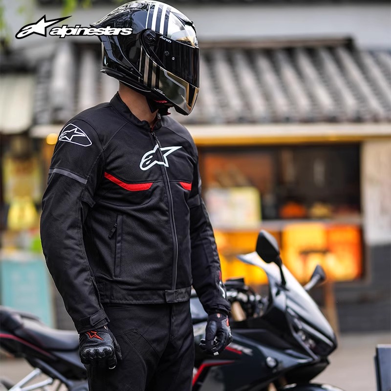 a星骑行服摩托车夏季服网眼服男alpinestarsT-SP机车公路旅行通风