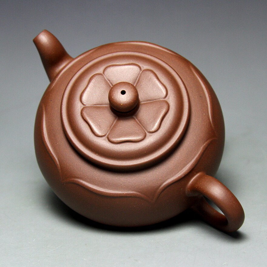 国家级助理工艺美术师 吴六君 莲心 355cc 紫泥