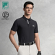 FILA 斐乐官方男子针织短袖POLO衫2025秋新款高尔夫运动防晒上衣