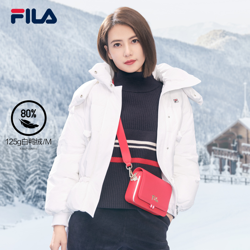 特价斐乐羽绒服女_【高圆圆同款】fila斐乐官女士羽绒服2021年冬季