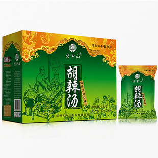 方中山胡辣汤料河南特产正宗清真速食汤微辣牛肉方便早餐整箱礼盒