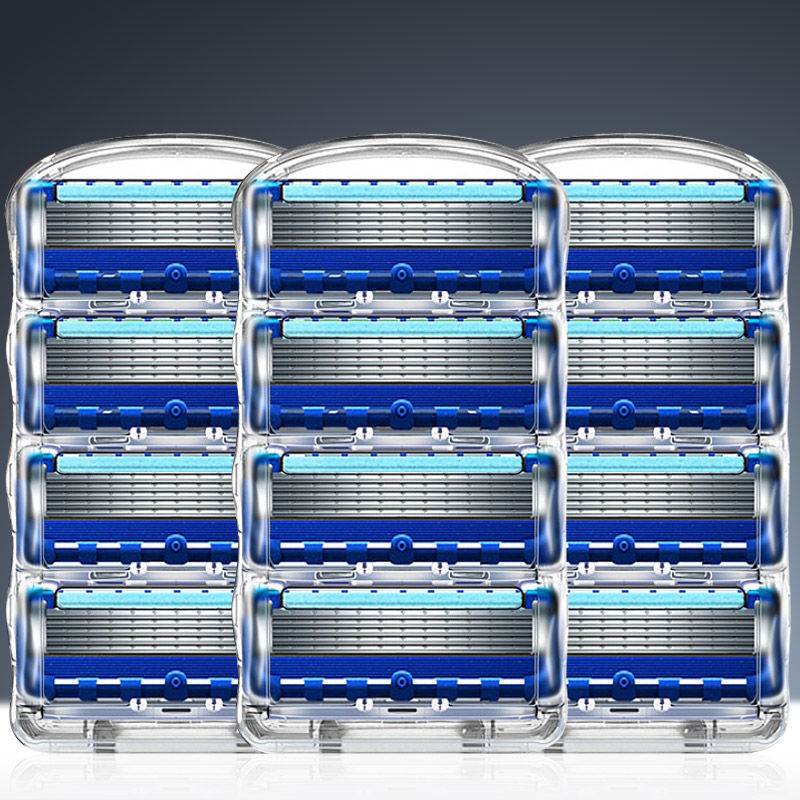 新升级进口五层刀片手动剃须刀刮胡刀吉锋利束通用锋隐刀片刀头