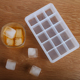 食品级硅胶冰箱自做冻冰块方形冰格制冰盒椰蓉小方的模具速冻神器