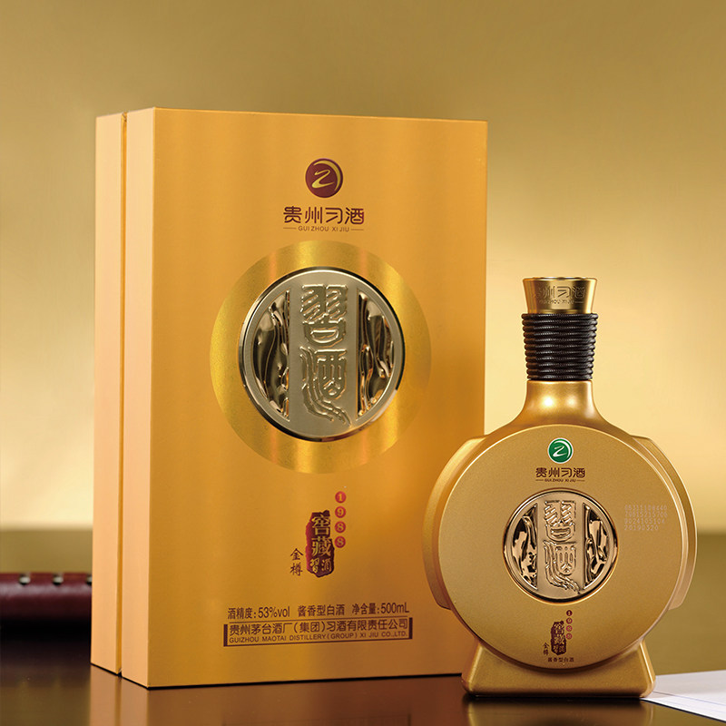 【官方自营】习酒窖藏1988金樽53度贵州酱香型白酒500ml