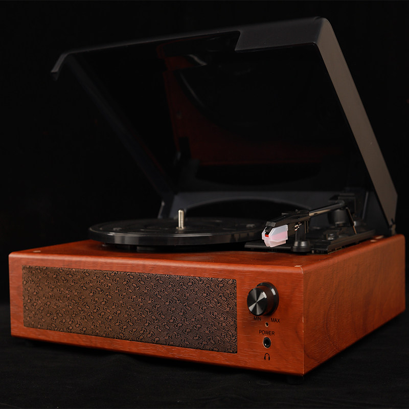灵乐科技-复古黑胶唱片机老式电唱机