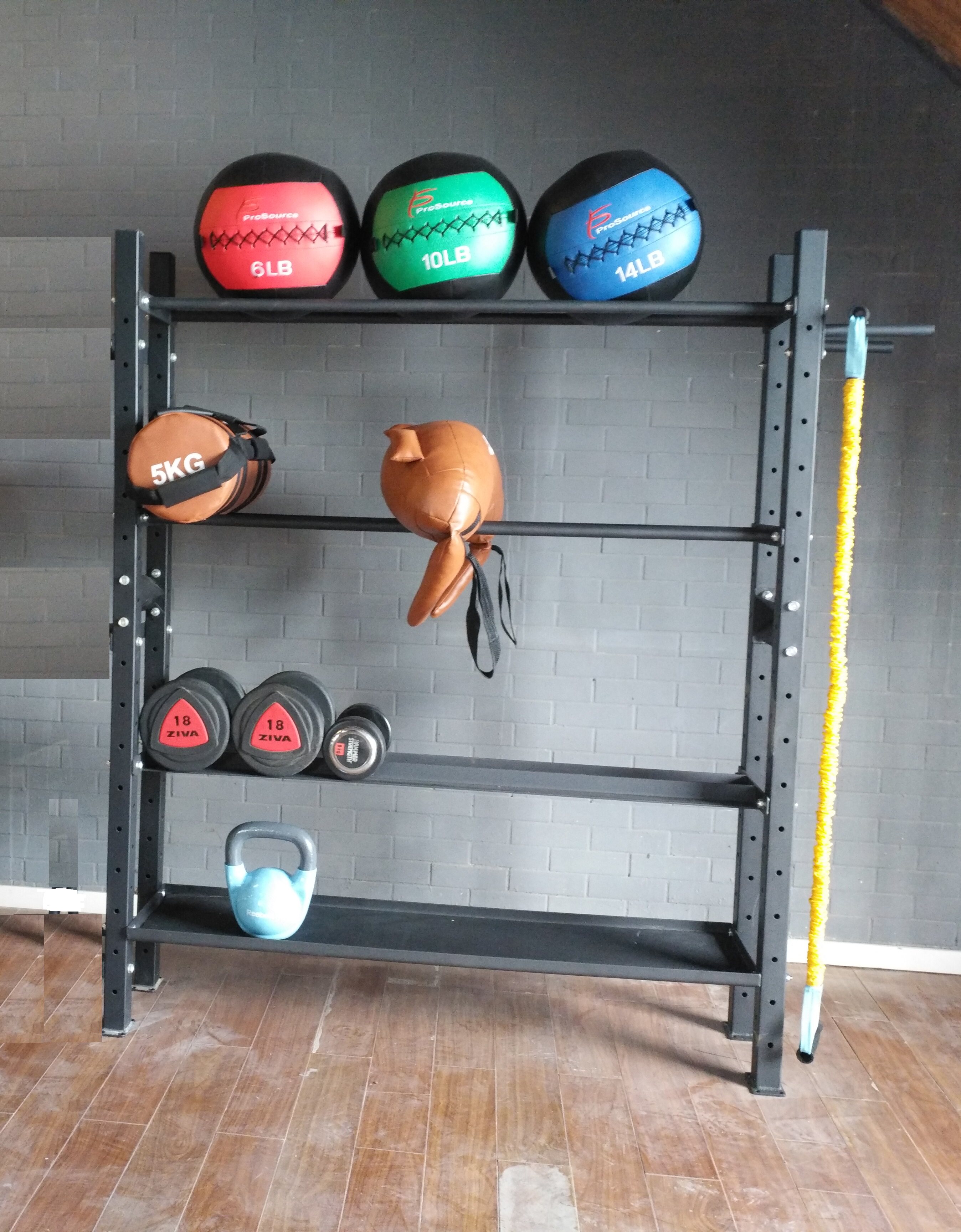 重型3层药球架墙球架能量包架全胶片架加高款