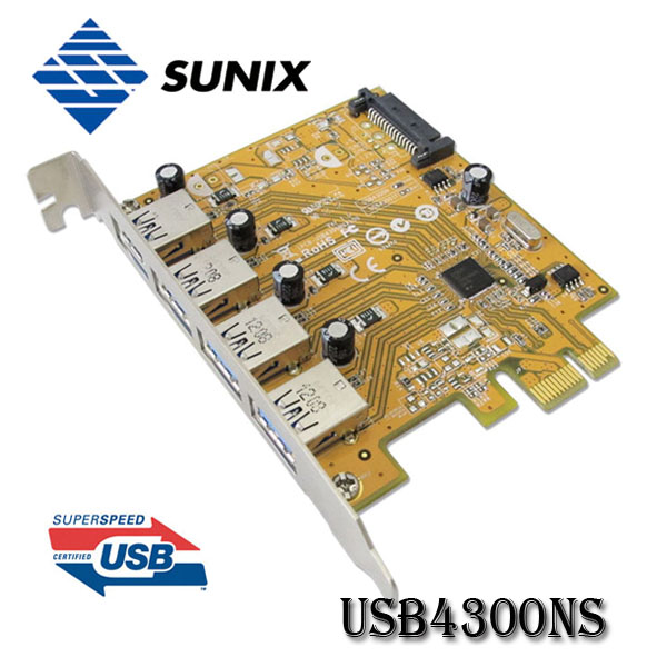 SUNIX 4埠高速USB3.0 PCI Express 擴充卡 (USB4300NS)在类目 电脑硬件/显示器/电脑周边, 电脑周边, 其它电脑周边中 - 来自Buy2taobao.com提供专业的淘宝代购服务