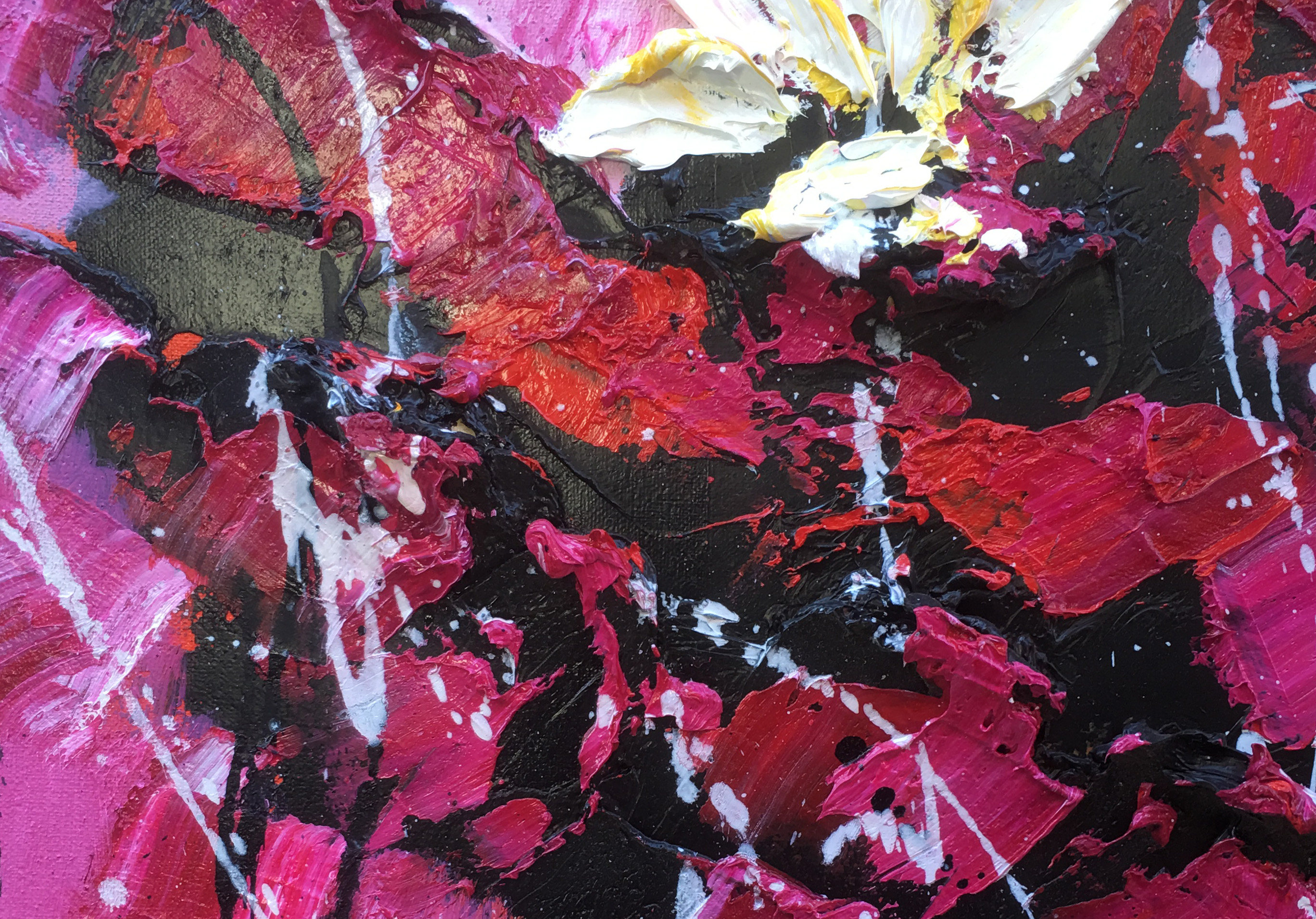 郭丽岩《轻摇曼舞》布面油画