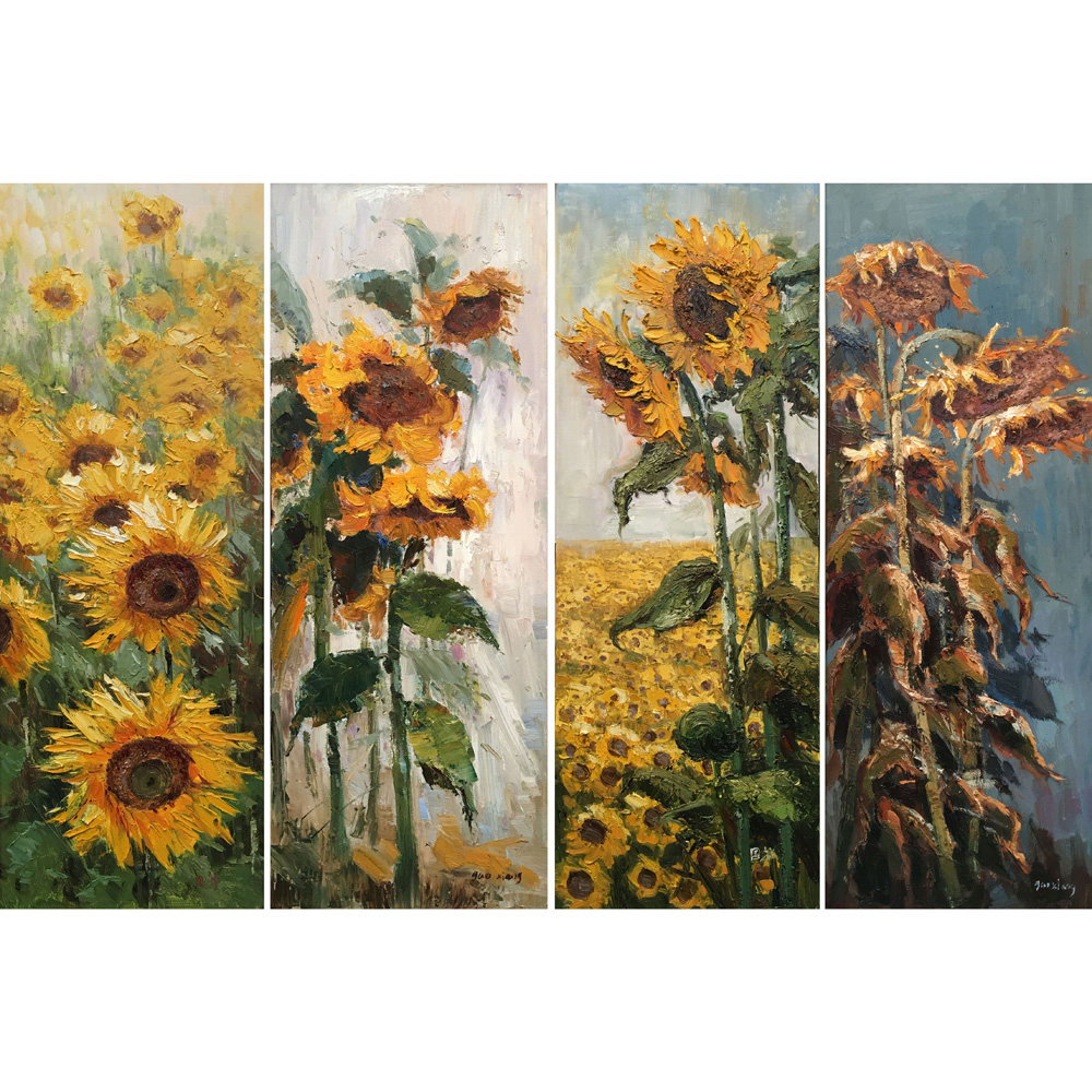 赵国祥《阳光四季》布面油画