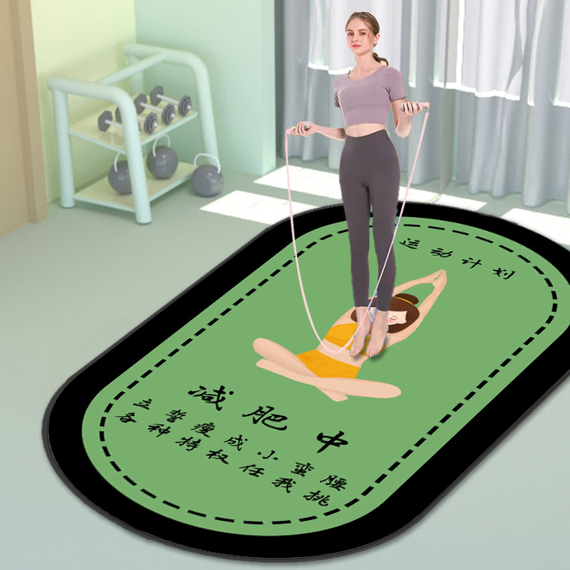 正品瑜伽垫健身垫家用女生专用防滑加厚减震静音隔音垫运动健身瑜