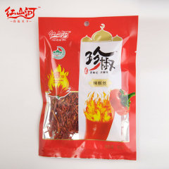 珍椒 红山河辣椒丝40g 干辣椒丝 炒菜调料品 小尖椒丝 四袋包邮