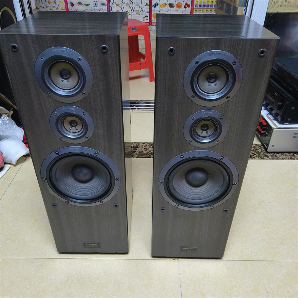 二手日本进口音箱 先锋S-J700D 三分频8寸家用落地音箱大功率120w