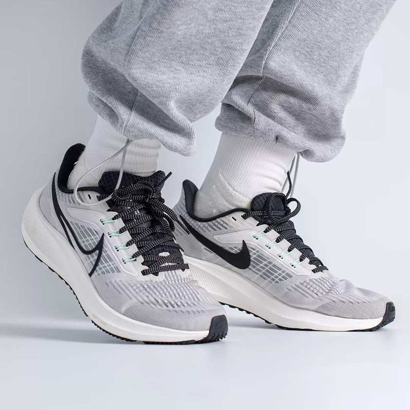 nike耐克zoom pegasus超级飞马39代幻影灰白男鞋跑步鞋dh4071-004